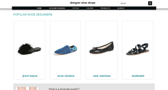 Desktop Screenshot of designershoeshops.com