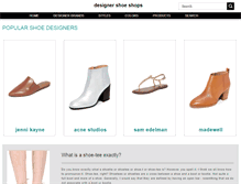 Tablet Screenshot of designershoeshops.com